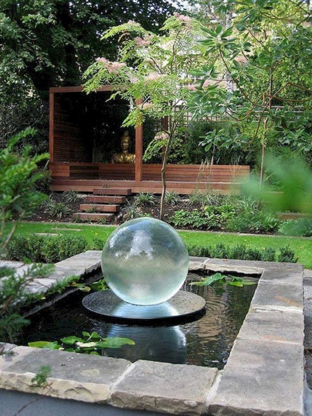 74+ AWESOME BACKYARD POND AND WATER FEATURE LANDSCAPING DESIGN IDEAS