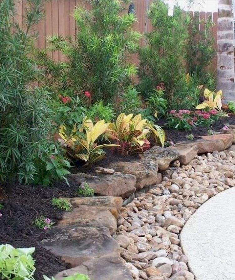 68+ BEST FRONT YARD ROCK GARDEN LANDSCAPING DECOR IDEAS - Page 56 of 69