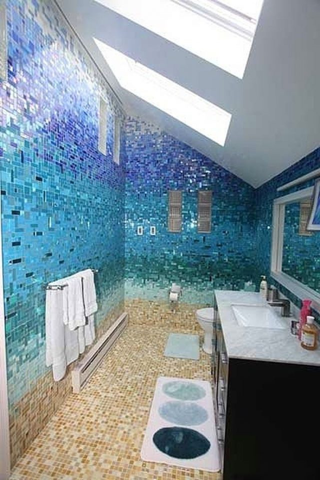 34+ Wondrous Mermaid Shower Tiles Designs Ideas For Bathroom - Page 4 of 36