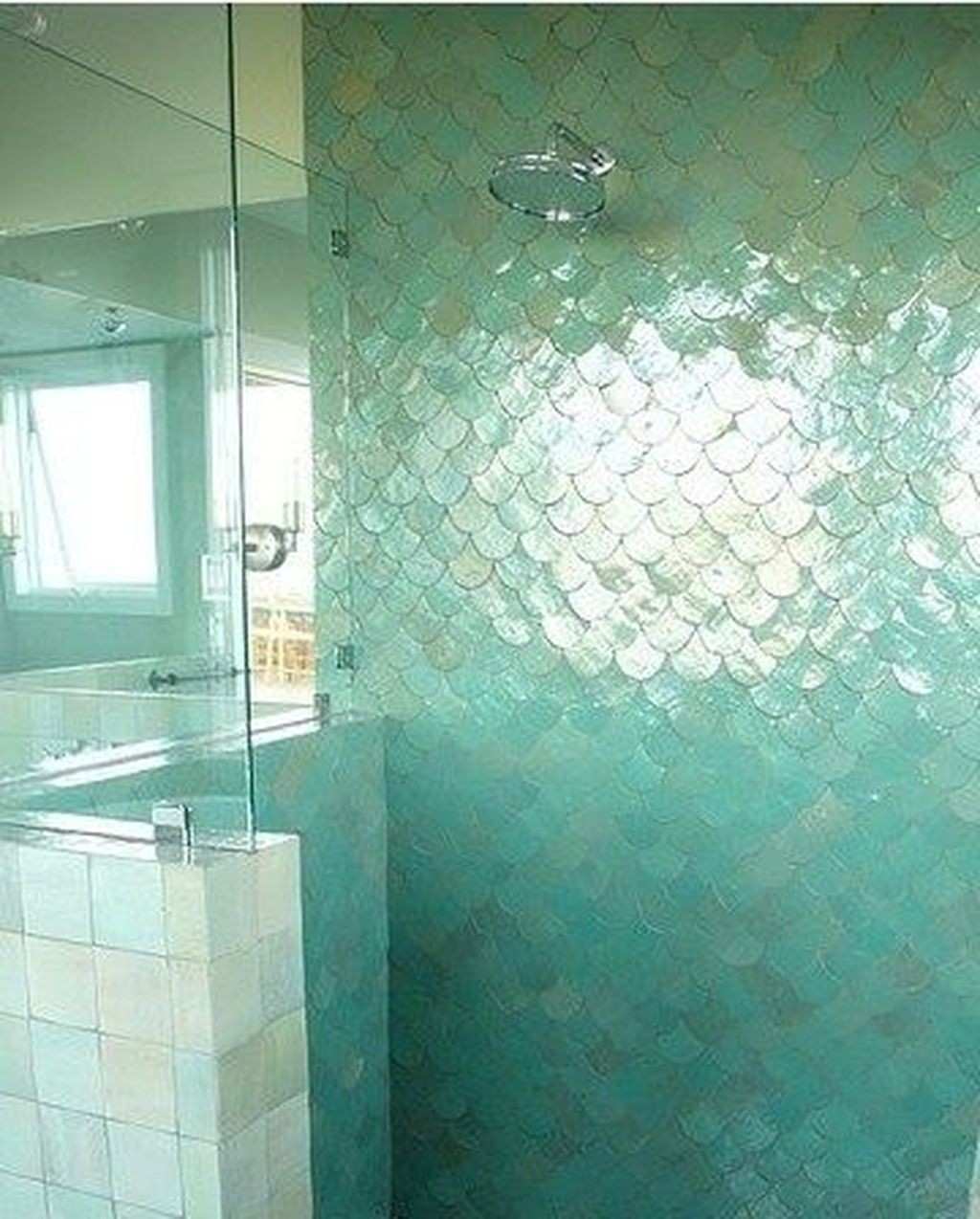 34+ Wondrous Mermaid Shower Tiles Designs Ideas For