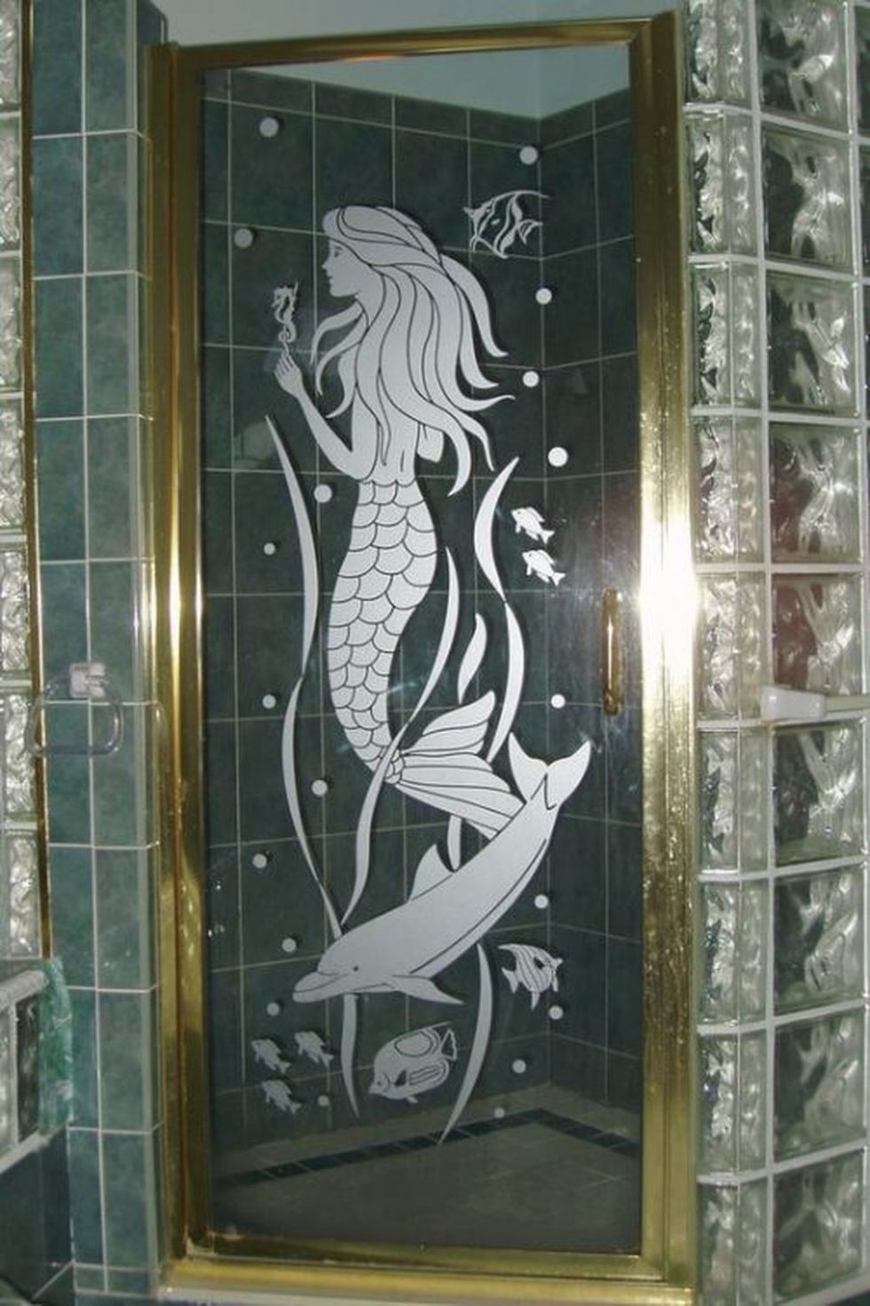 Wondrous Mermaid Shower Tiles Designs Ideas For Bathroom Page Mudahome Com