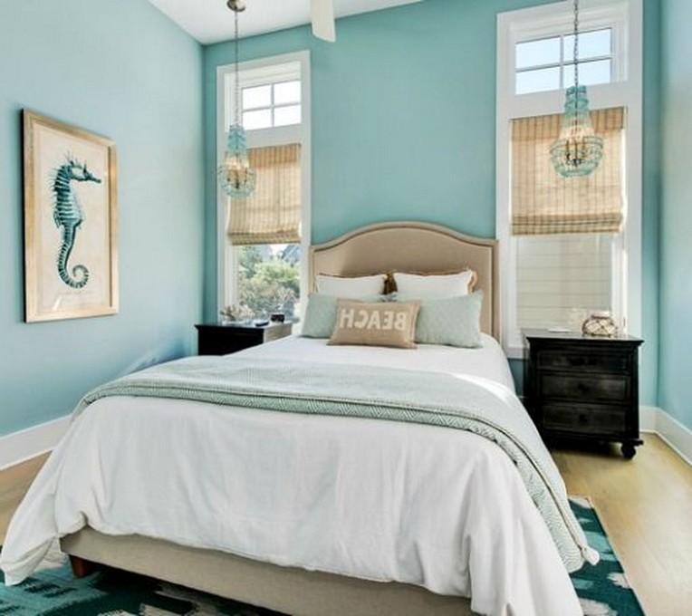 Minimalist Ocean Bedroom Ideas 