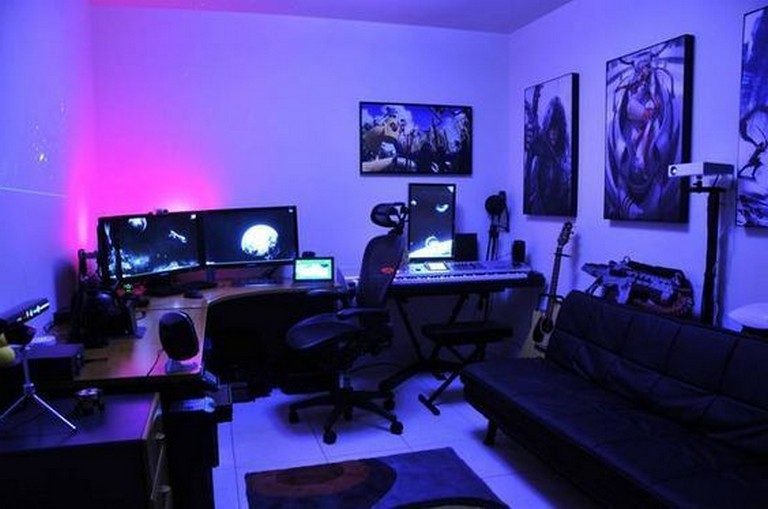 20+ Cool Gaming Room For Flexibility To Play For Gamers